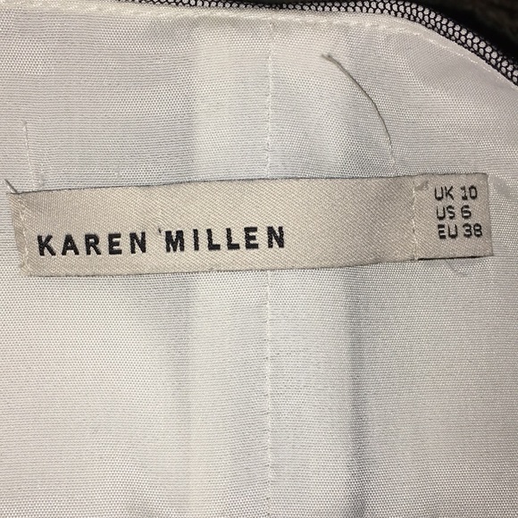 KAREN MILLEN COTTON FIT FLARED STRUCTURED … - Picture 7 of 8